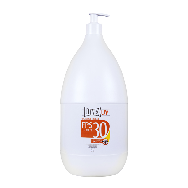 Creme Luvex fator 30 UVA com repelente - 2 litros 